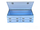 STAFFORD INDUSTRIAL 4 DRAWER 1500MM WHITE ANGLED TOOL BOX