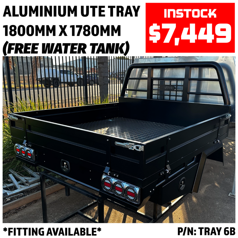 STAFFORD INDUSTRIAL UTE TRAY 6 BLACK (25L WATER TANK & PUMP FREE THIS MONTH ONLY)