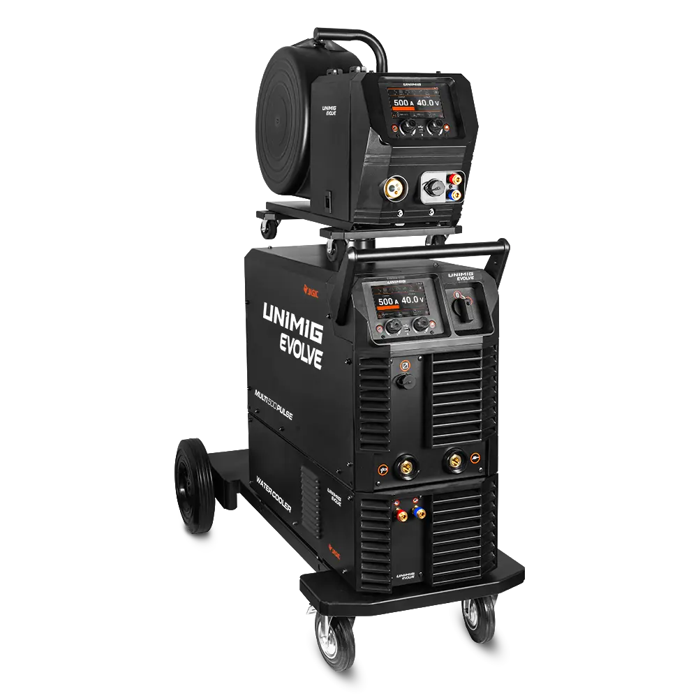 UNIMIG EVOLVE MULTI 500 PULSE WITH M580W, SWF MODULE AND WATER COOLED TROLLEY