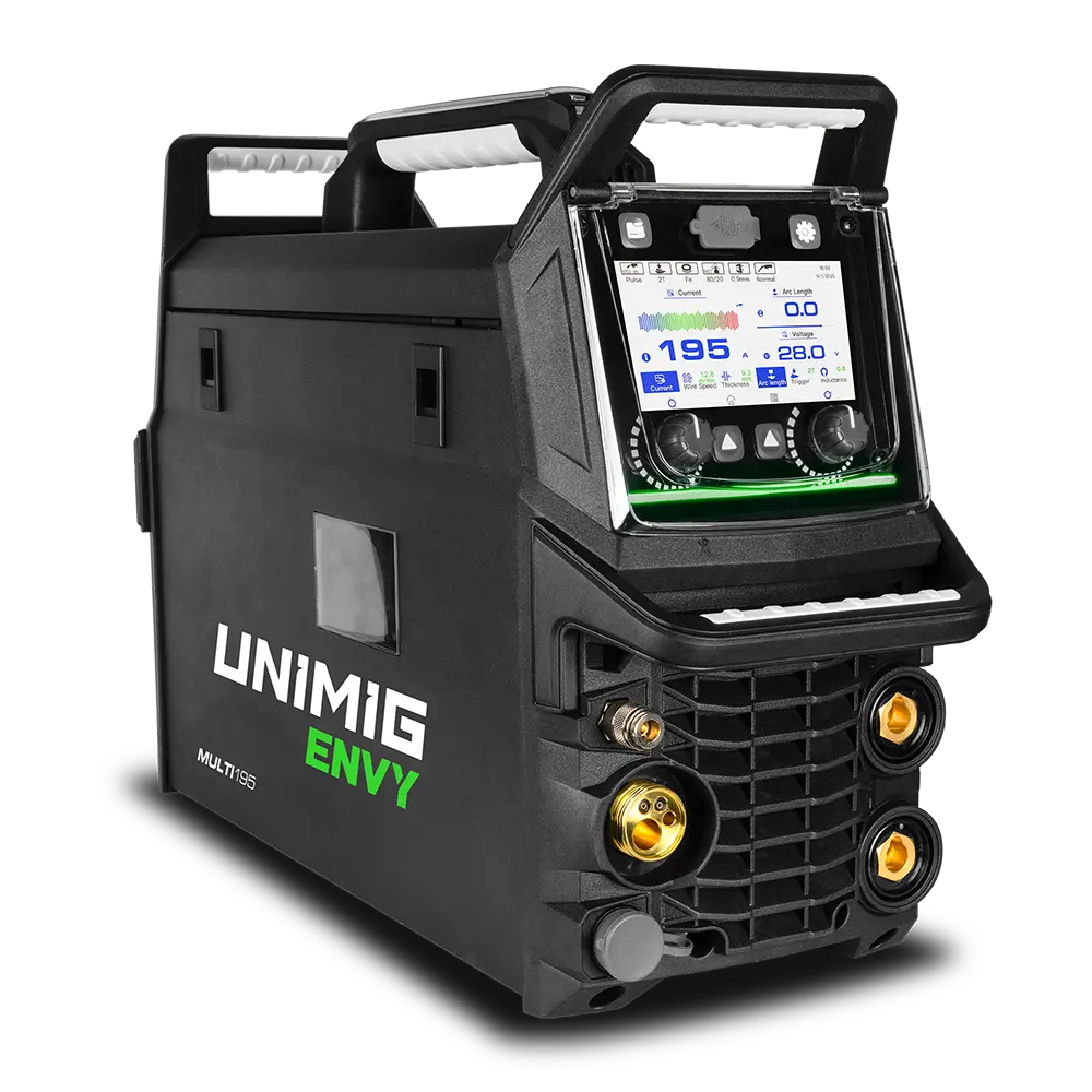 UNIMIG ENVY MULTI 195 MIG/TIG/STICK WELDER