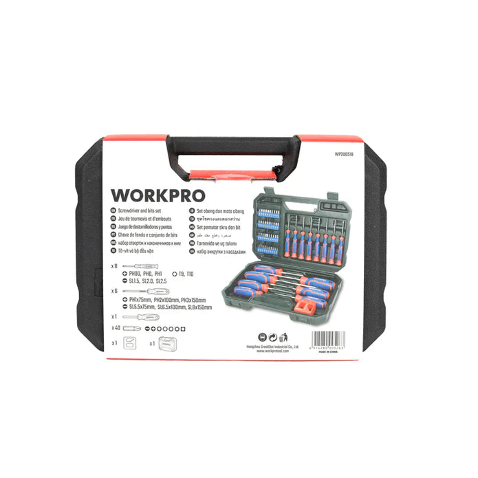 WORKPRO 56PC SCREWDRIVER SET
