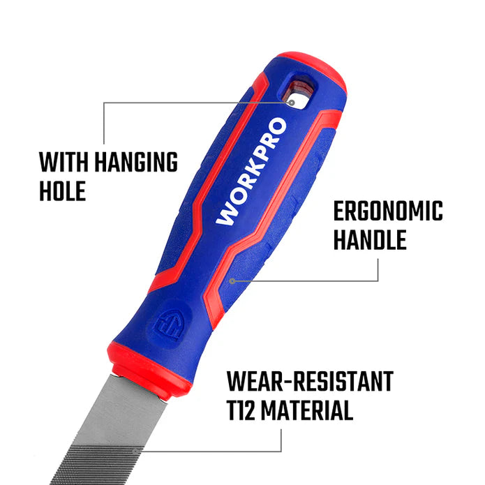 WORKPRO 5PC 200MM (8") FILE SET