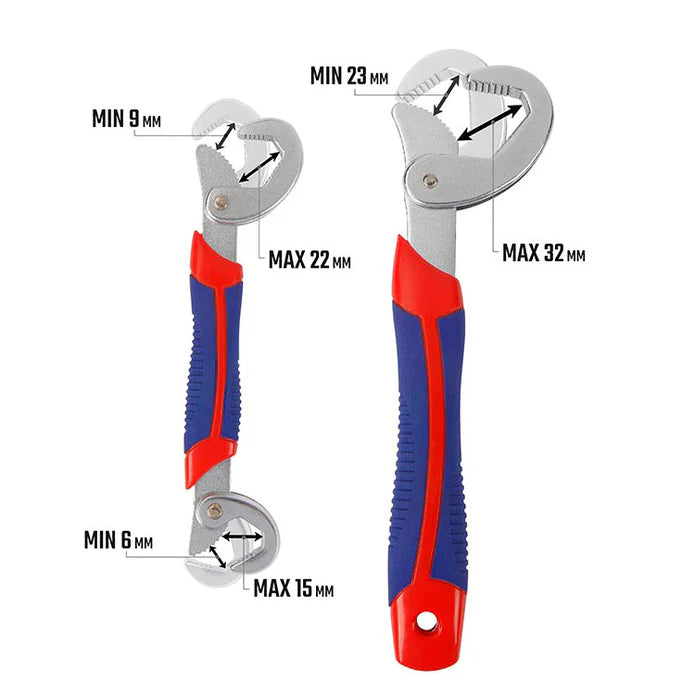 WORKPRO 2PC MULTIFUNCTION WRENCH SET, 6 - 32 MM