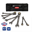 WORKPRO FLEX RATCHET SPANNER SET