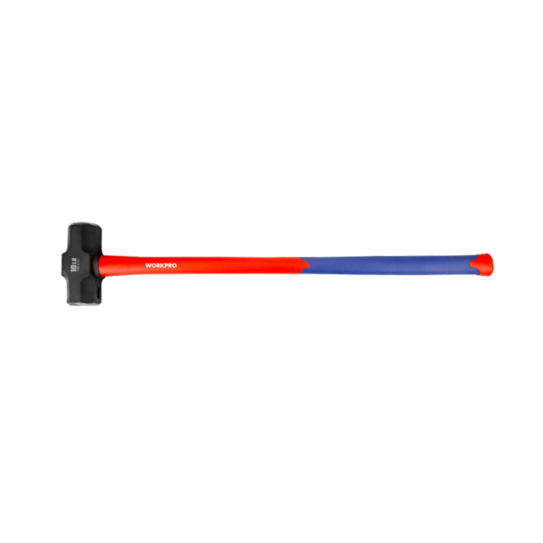 WORKPRO 4500G  STONE HAMMER WITH LONG FIBERGLASS HANDLE