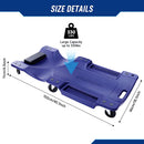 WORKPRO 40" 6 WHEEL HEAVY DUTY PLASTIC CREEPER