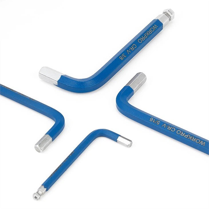 WORKPRO 9PC BALL POINT HEX KEY SET METRIC
