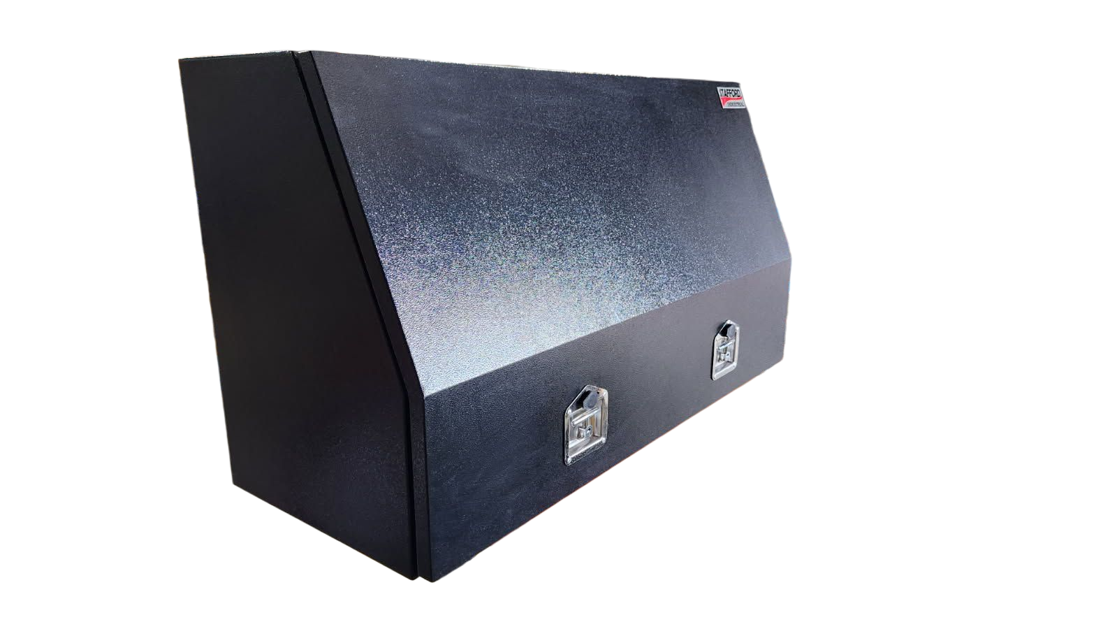 STAFFORD INDUSTRIAL 1220MM FULL FRONT ANGLED BLACK TOOL BOX