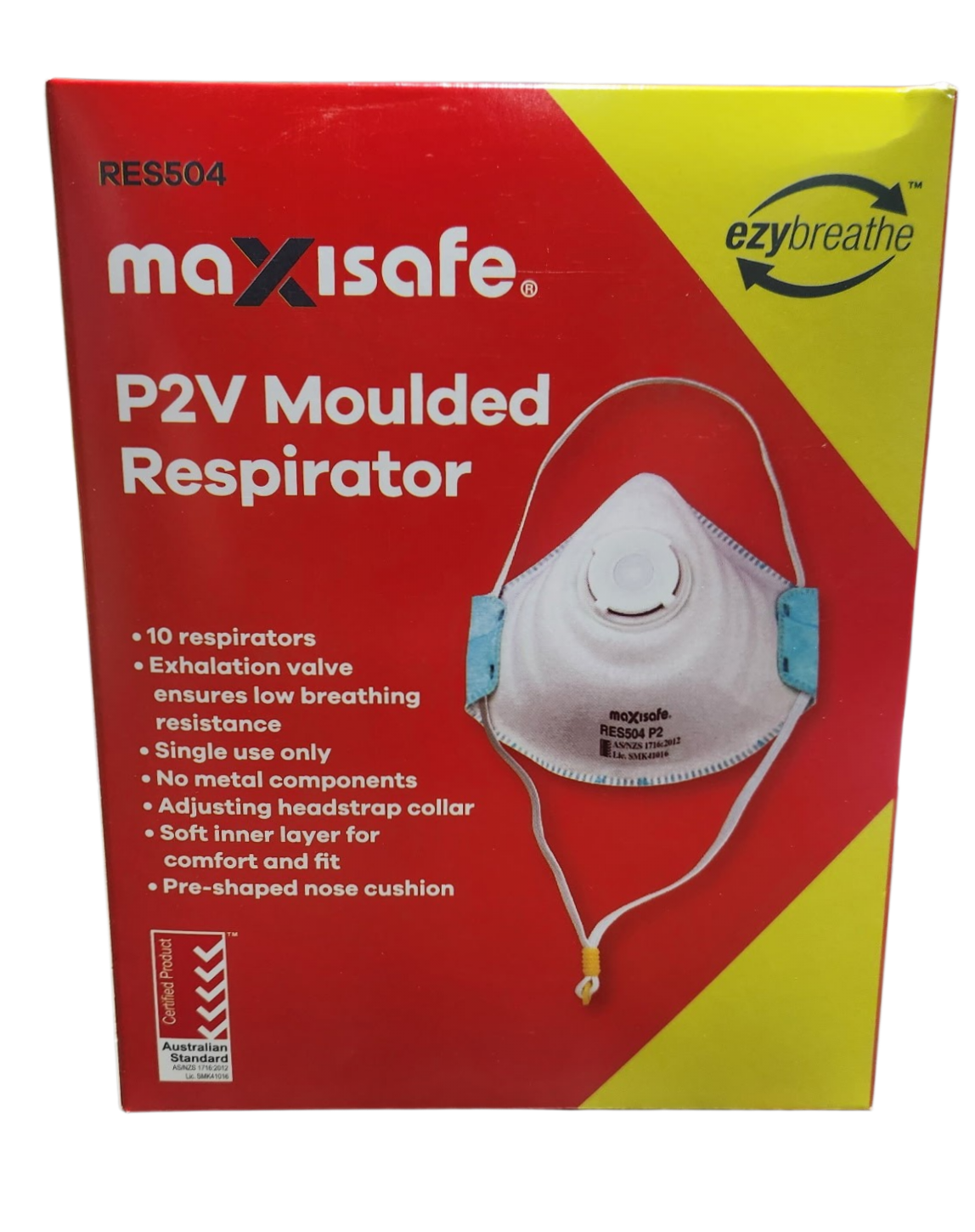 P2 RESPIRATOR AND VALVE DUST MASK BOX 10