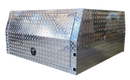 STAFFORD INDUSTRIAL UTE CANOPY 1800MM X 1780MM X 860MM ALU CHECKER PLATE 2 DOOR