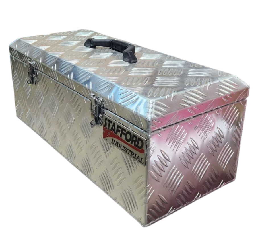 STAFFORD INDUSTRIAL 570X250X230MM CHECKER PLATE BOX