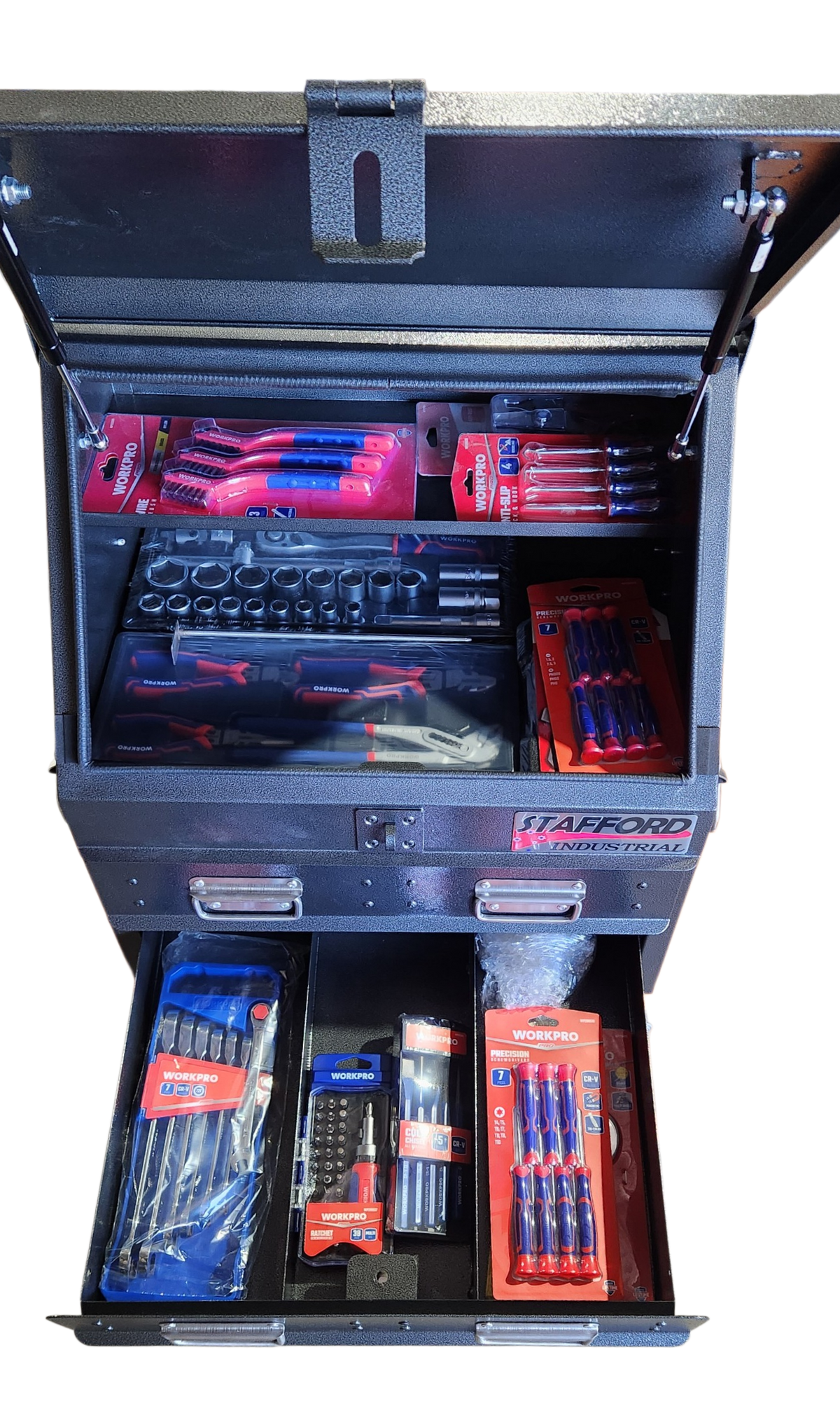 WORKPRO 290PCE TOOLKIT WITH TC550A-2GSB