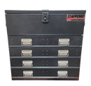 STAFFORD INDUSTRIAL TC700 SERIES 4 DRAWER BLACK TOOLBOX