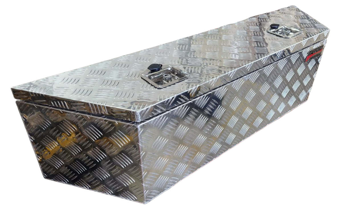STAFFORD INDUSTRIAL ALUMINUM DRAW BAR BOX CHECKER PLATE