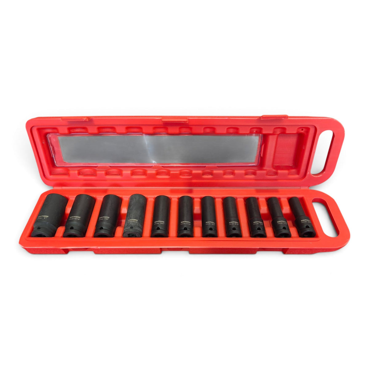 STAFFORD INDUSTRIAL 11 PIECES 1/2" DR DEEP IMPACT SOCKET SET IMPERIAL 3/8-1"