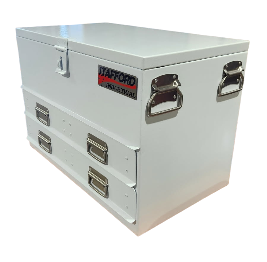 STAFFORD TC700 SERIES 2 DR WHITE TOOL BOX