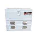 WORKPRO 290PCE TOOLKIT WITH 550MM 2DR WHITE TOOL BOX