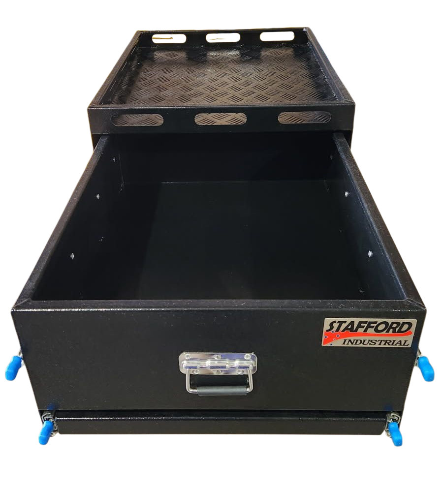 STAFFORD INDUSTRIAL ALUMINIUM DRAW 600X830X410 BLACK