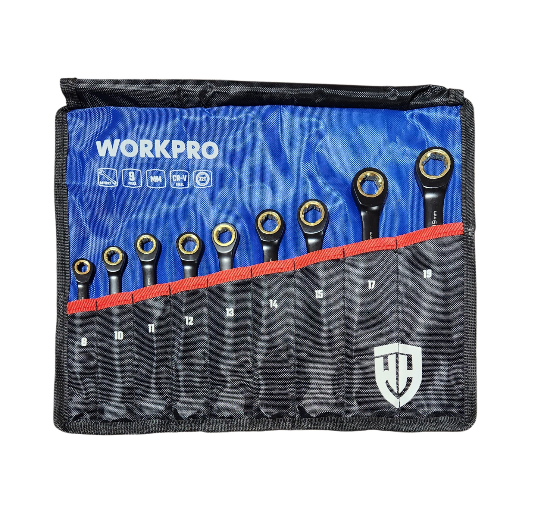 WORKPRO 9PC COMBINATION SPANNER SET