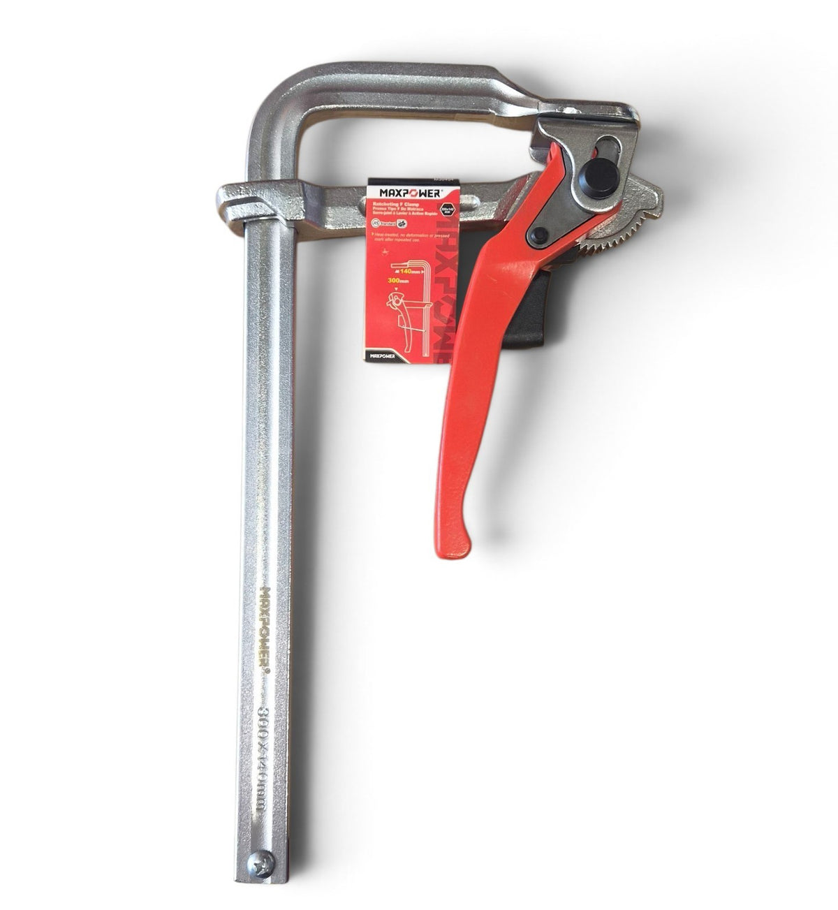 MAXPOWER RATCHET F-CLAMP 140 x 500