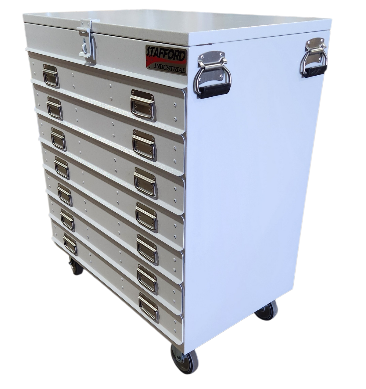 STAFFORD INDUSTRIAL WORKPRO ROLLER CABINET 300PCE TOOLKIT WHITE