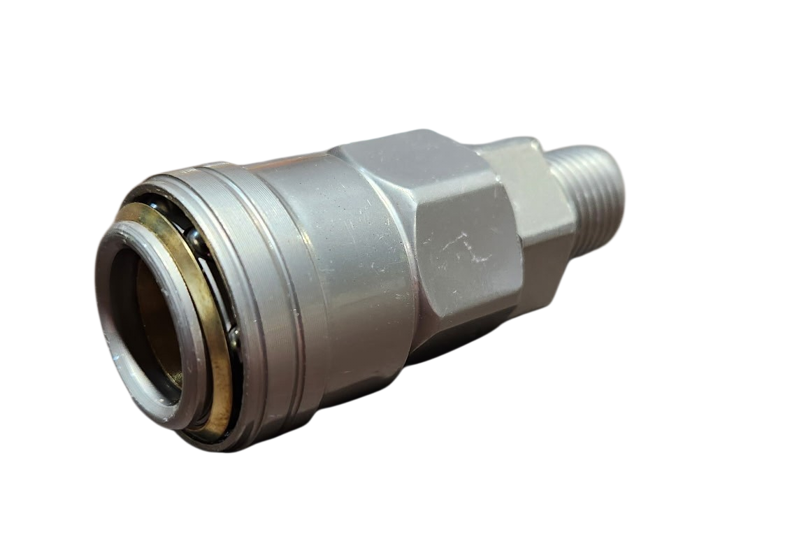 STAFFORD INDUSTRIAL 1 TOUCH 1/4" NITTO COUPLER WITH MALE THREAD
