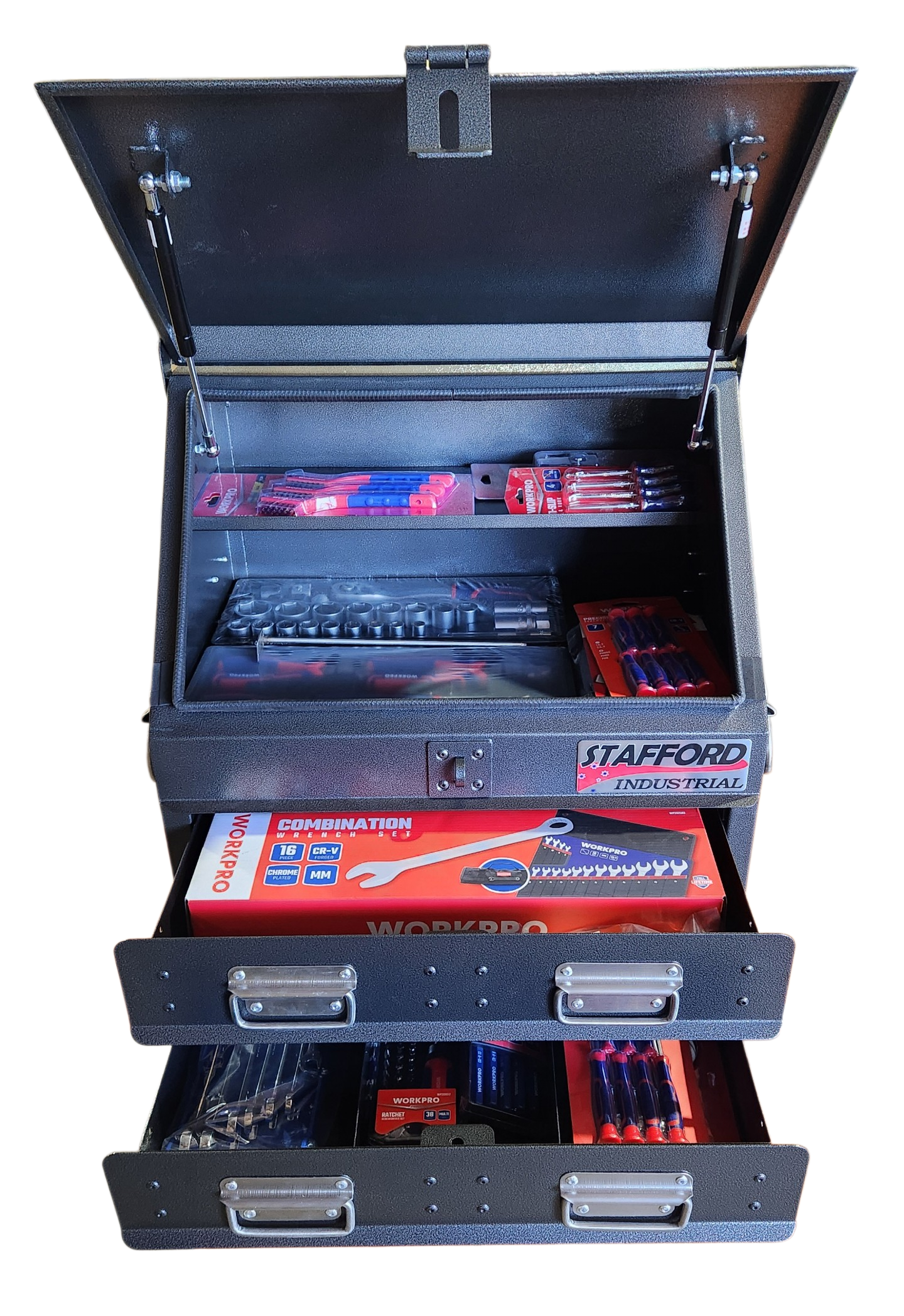 WORKPRO 290PCE TOOLKIT WITH TC550A-2GSB