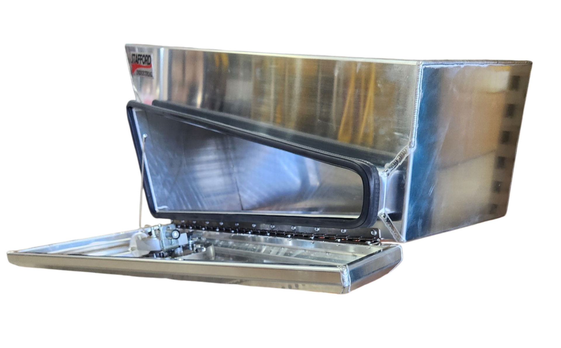 STAFFORD UNDER UTE BOX 900X200X416MM LEFT ALUMINIUM