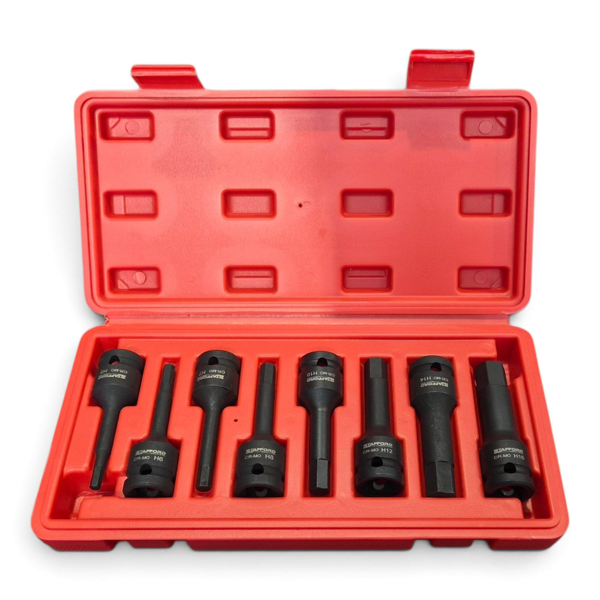 STAFFORD INDUSTRIAL 8 PIECES 1/2" DR IMPACT BIT SOCKET SET H5-H16