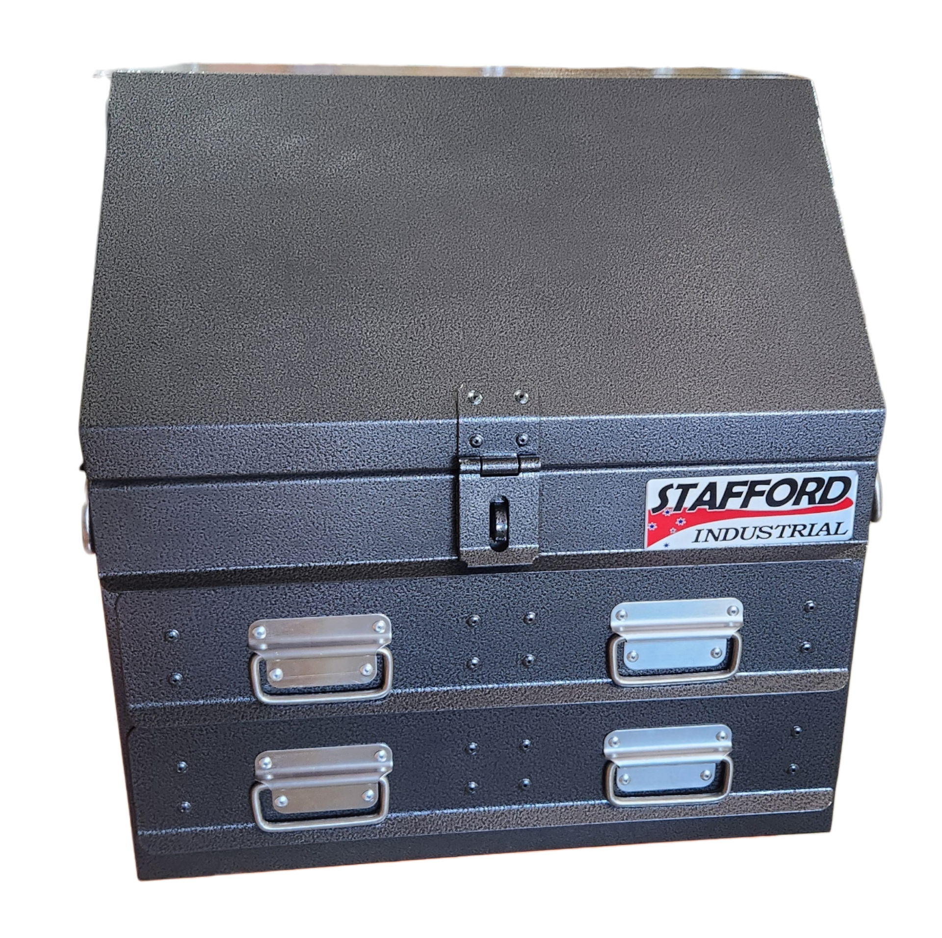 STAFFORD INDUSTRIAL TC550 SERIES UTE BOX 2 DR BLACK UTE BOX ANGLED