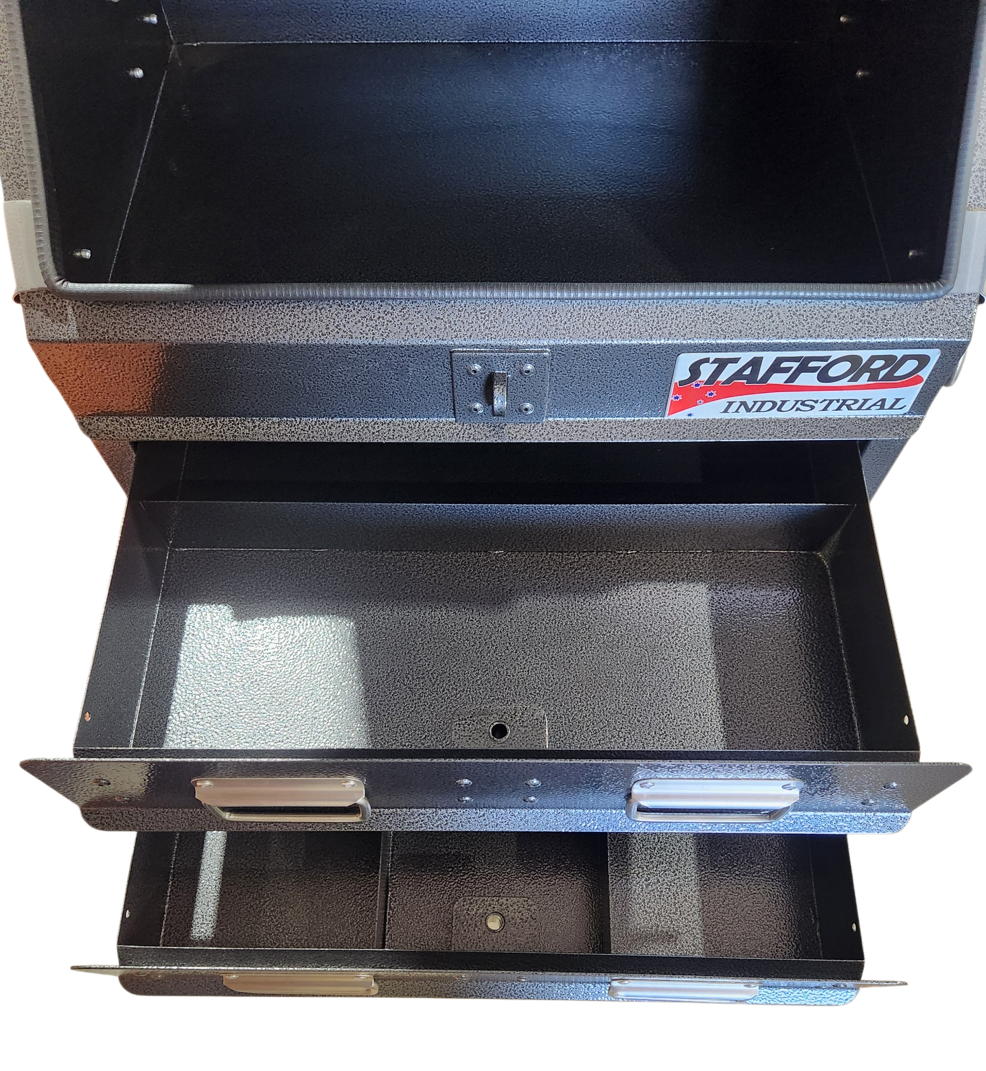 STAFFORD INDUSTRIAL TC550 SERIES UTE BOX 2 DR BLACK UTE BOX ANGLED