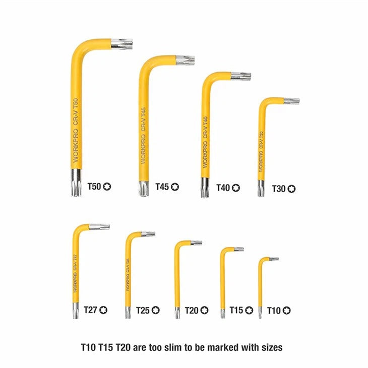 WORKPRO TORX  9PC SET