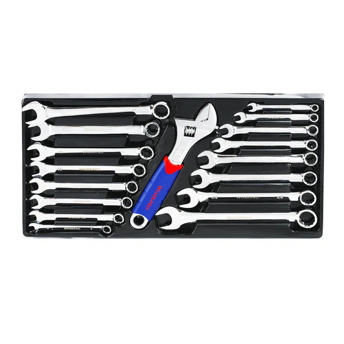 WORKPRO 408PC TOOL KIT WITH 3 DRAW TOOL BOX