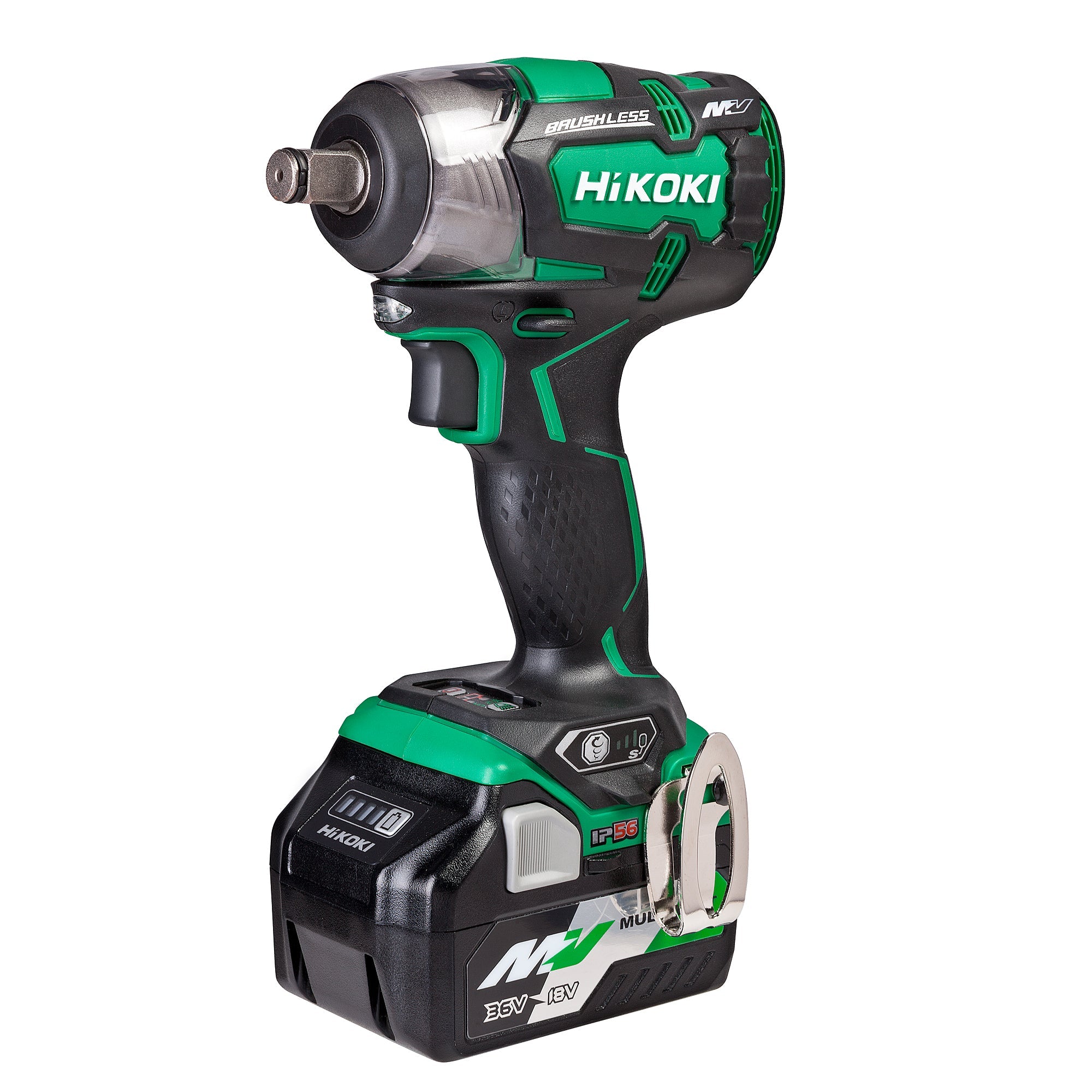 36V Brushless 12.7mm (1/2") Impact Wrench skin, IP56
