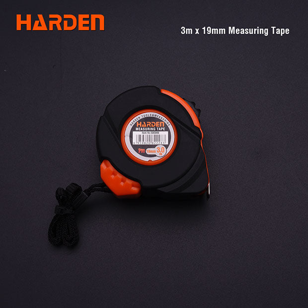 HARDEN 3M x 19MM MEASURING TAPE