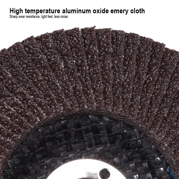 HARDEN 100x16MMx120# CURVED FLAP DISC W/FIBERGLASS BACK
