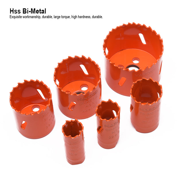 HARDEN 11PCE HSS BI-METAL HOLE SAW SET