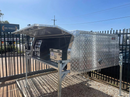 STAFFORD INDUSTRIAL CANOPY 2400X860X1780 CHECKER PLATE 3MM 3 DOORS