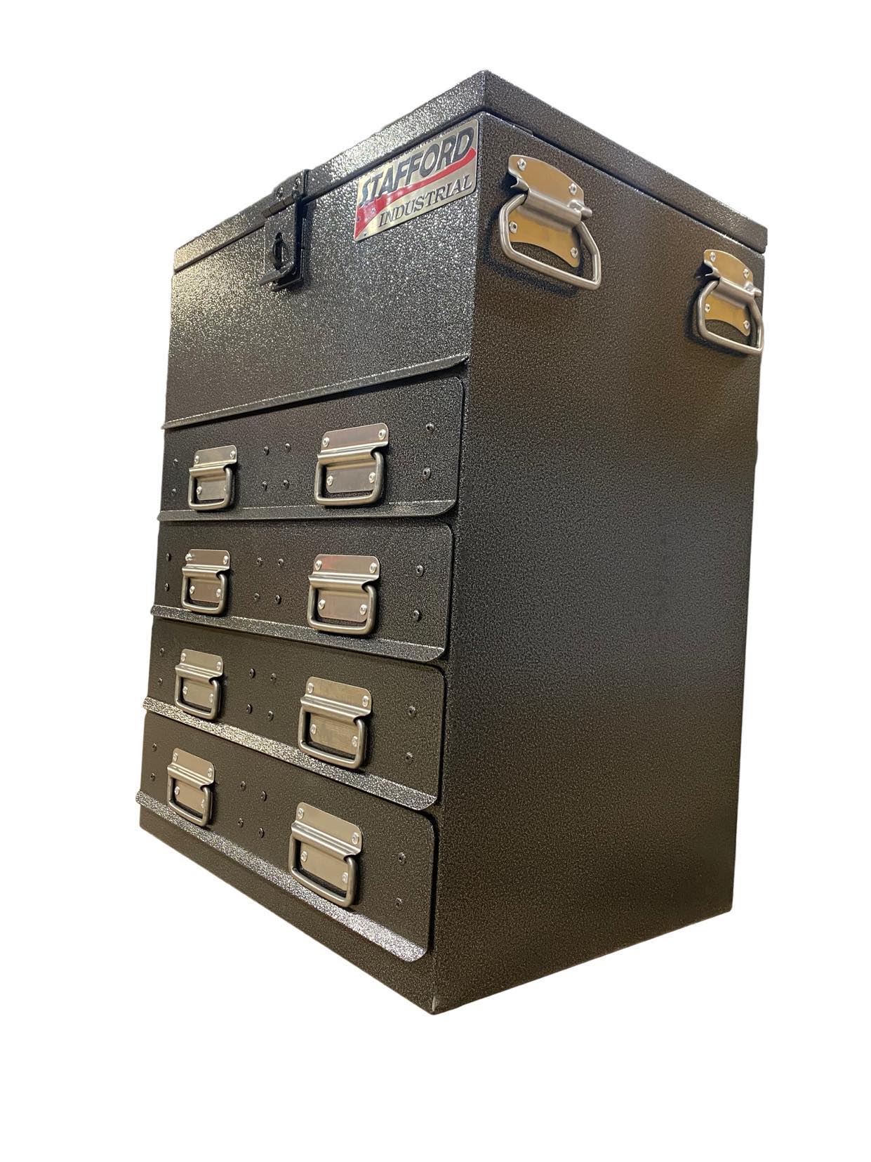 STAFFORD INDUSTRIAL TC550 SERIES 4 DR BLACK TOOL BOX