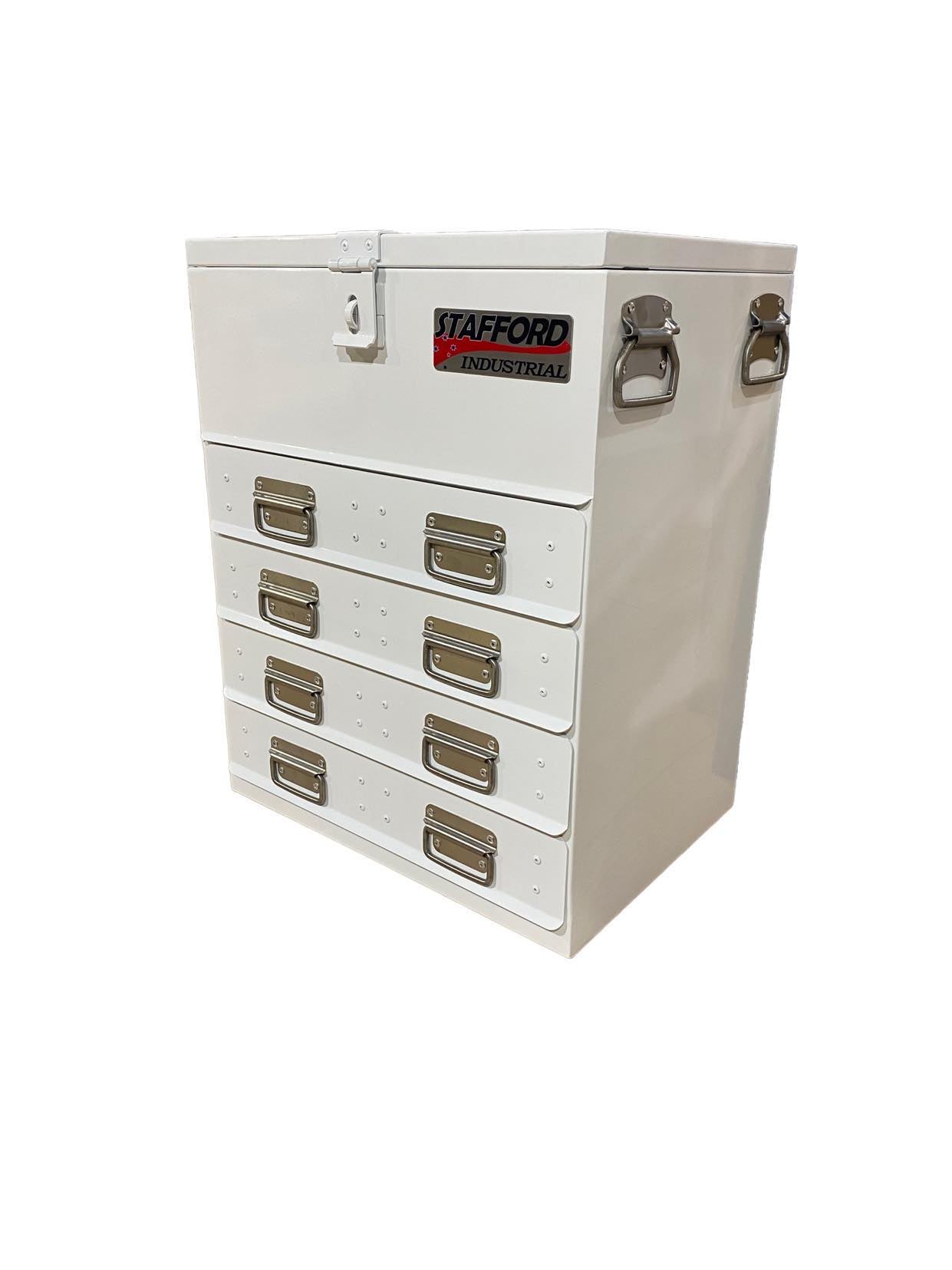 STAFFORD INDUSTRIAL TC550 SERIES 4 DR WHITE TOOL BOX