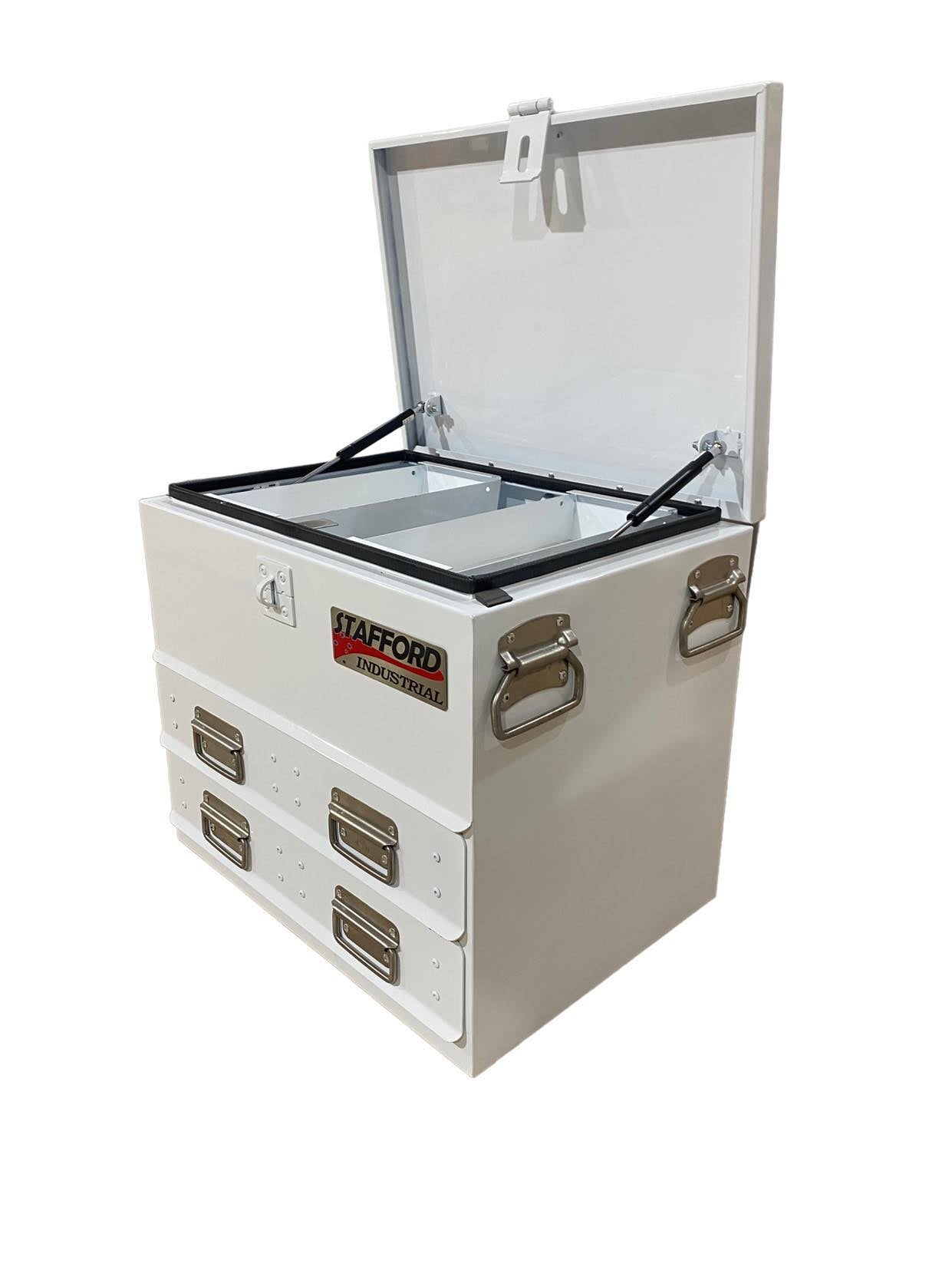 STAFFORD INDUSTRIAL TC550 SERIES 2 DR WHITE TOOL BOX