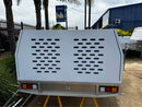 STAFFORD INDUSTRIAL (FULL DOGBOX) 600MM X 1780MM X 860MM WHITE CANOPY