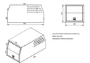 STAFFORD INDUSTRIAL DOGBOX 900MM X 1780MM X 1000MM WHITE CANOPY