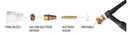 ULTRAMAX WP17/18/26 CHAMPANGE NOZZLE KIT WITH ADAPTORMM