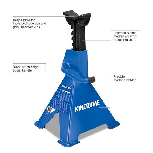 KINCROME RATCHET JACK STAND 5T (PAIR)