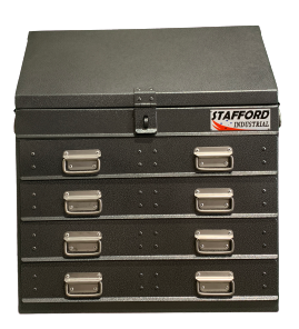 STAFFORD INDUSTRIAL TC700 SERIES 4 DRAWER ANGLE BLACK TOOL BOX