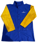 ULTRAMAX BLUE WELDING JACKET LEATHER  SLEEVES XL