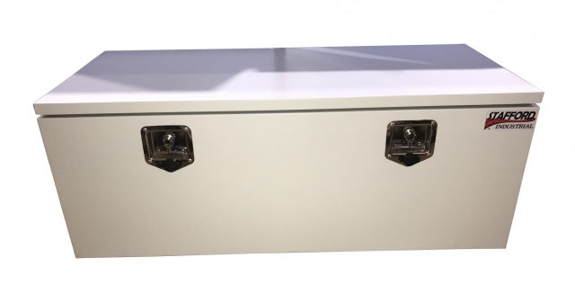 FLAT TOP TRADESMAN BOX 1200MM WHITE