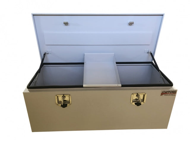 FLAT TOP TRADESMAN BOX 1200MM WHITE